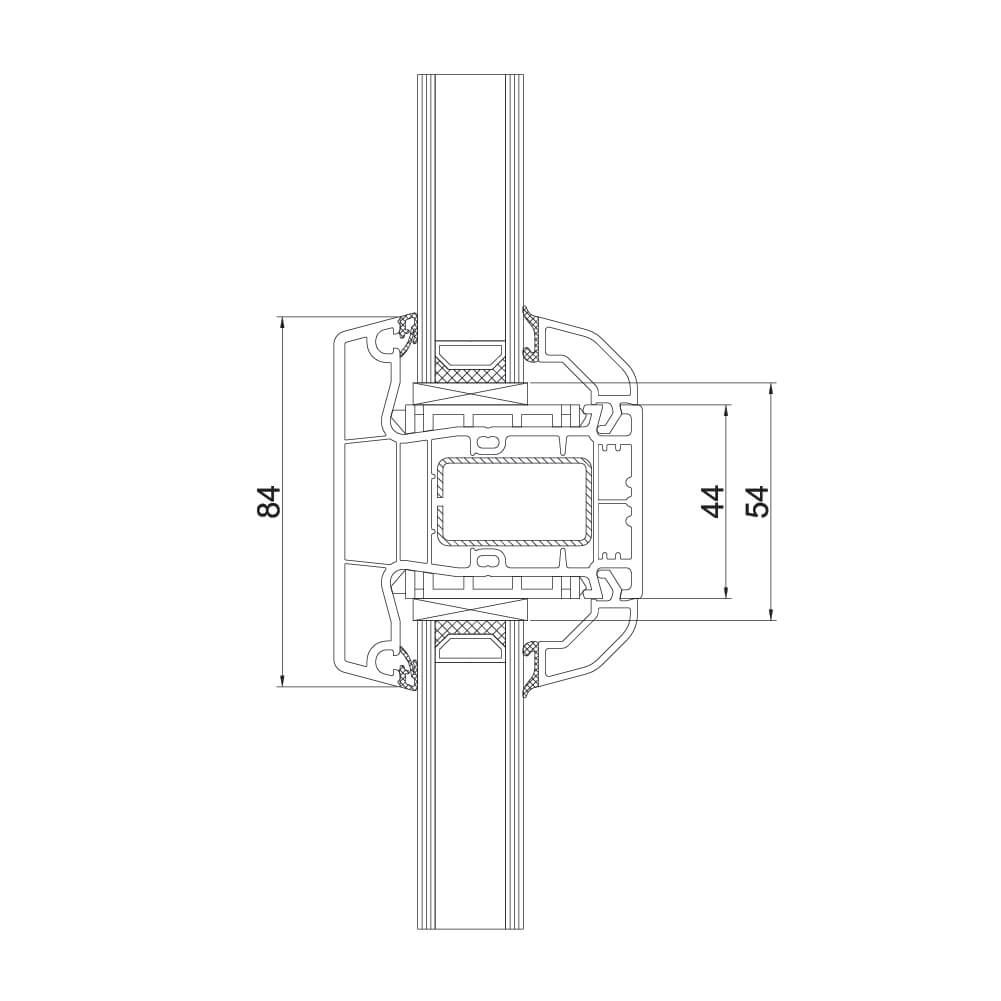 Inglesina strutturale 84 mm ñ variante 2