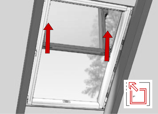 Smontare una finestra per tetti