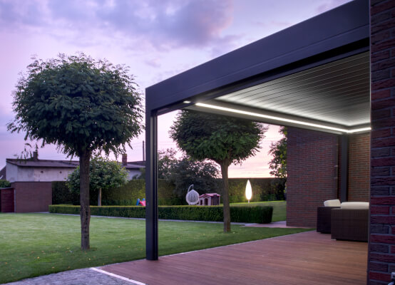 Illuminazione LED pergola