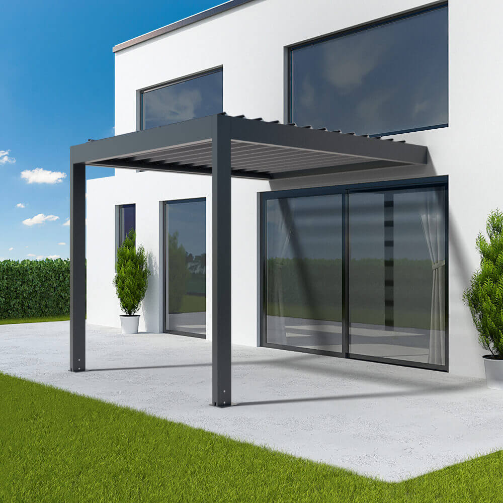 Pergola 3x2 addossata