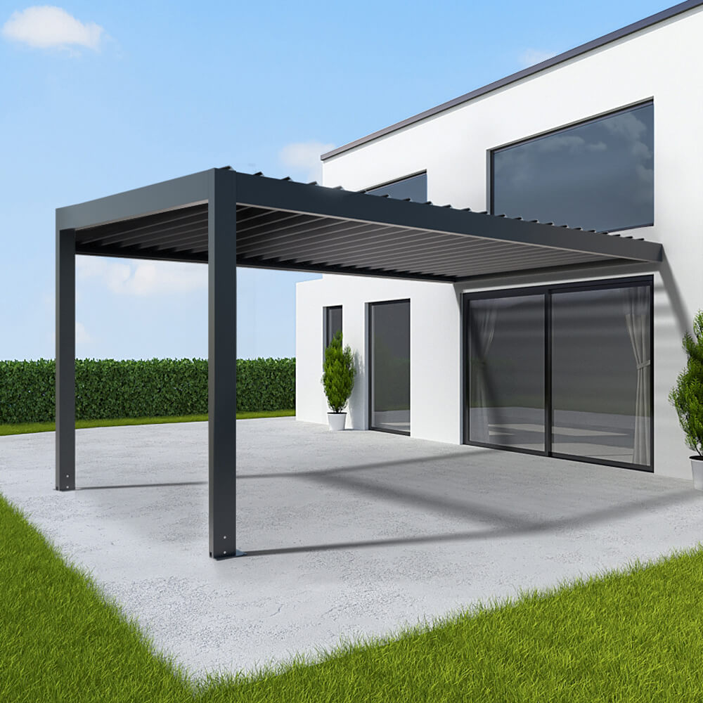 Pergola addossata 3x6 m