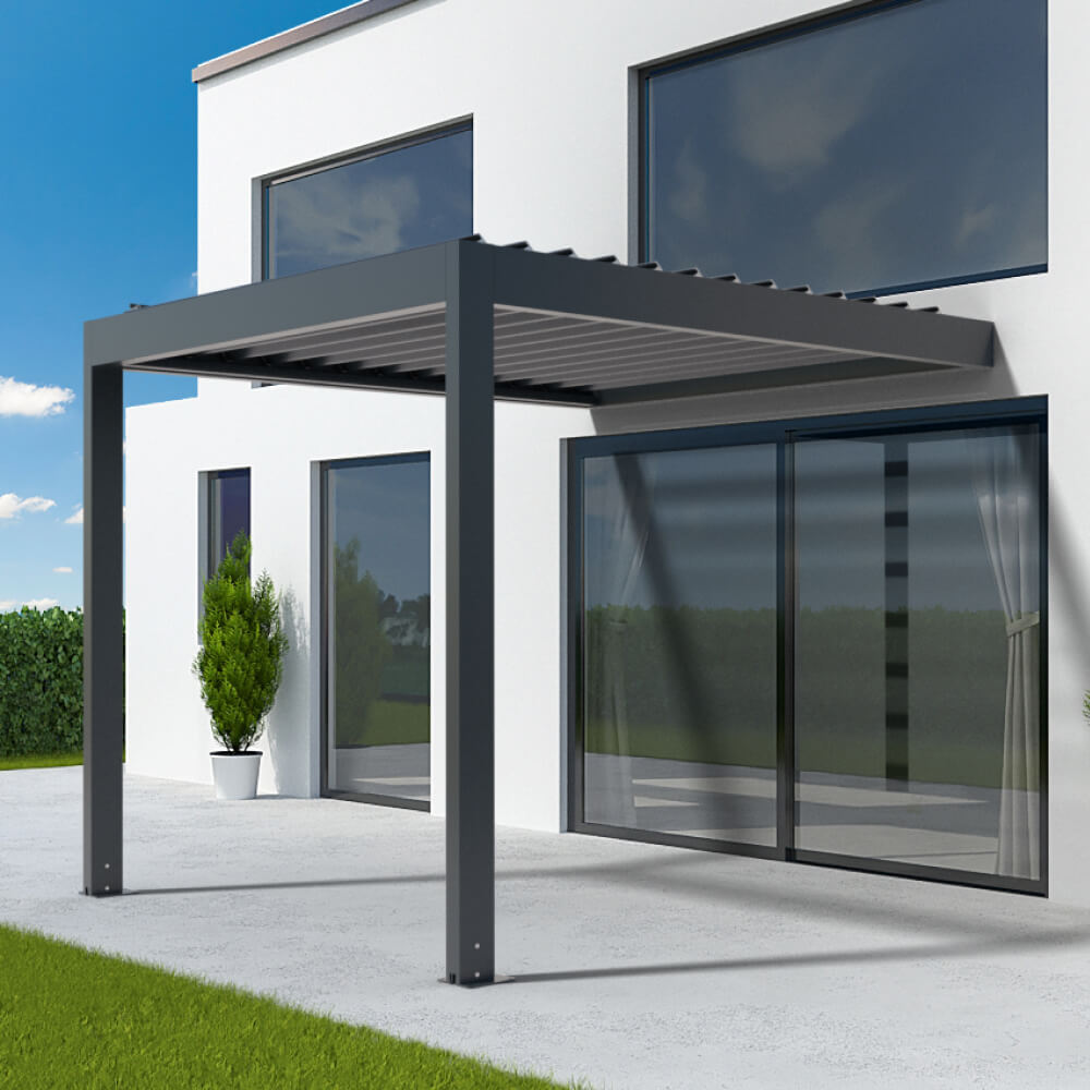 Pergola addossata 4x4 m