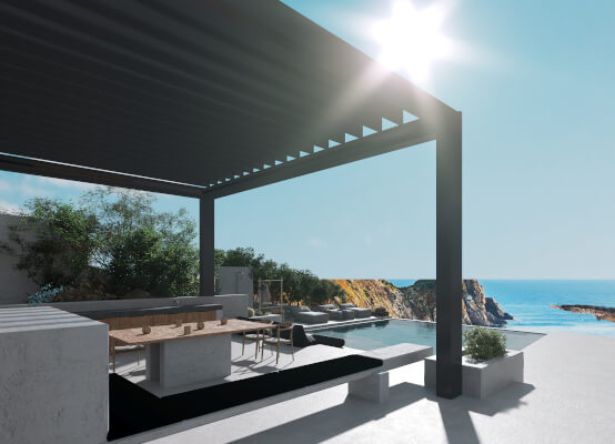 Pergola alluminio 4x6