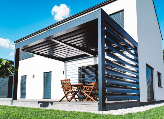 Lamelle pergola 4x3