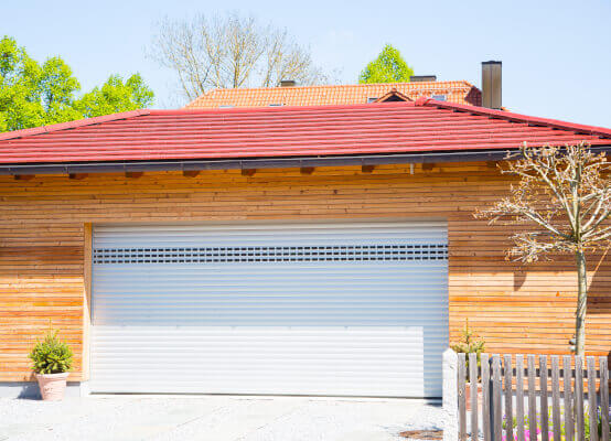 facciata della porta garage avvolgibile