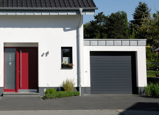 Porta da garage avvolgibile color antracite